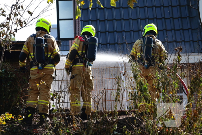 Brand in garage onder controle