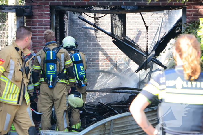 Brand in garage onder controle