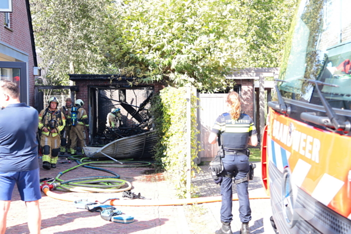 Brand in garage onder controle