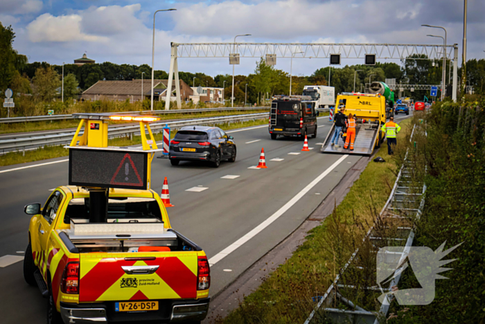Ongeval met motorrijder zonder gewonden