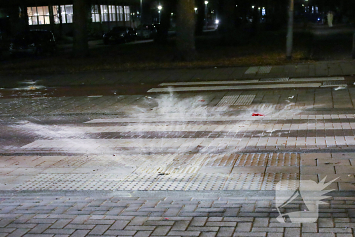 Brand in politieauto snel geblust