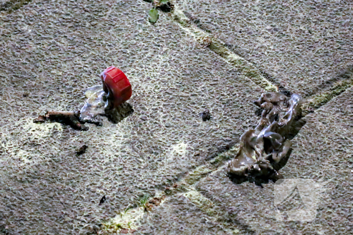 Brand in politieauto snel geblust