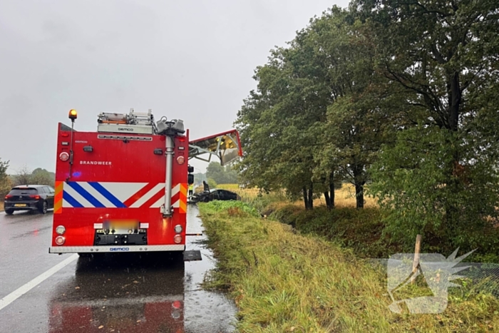 Drie zwaar gewonden bij verkeersongeval