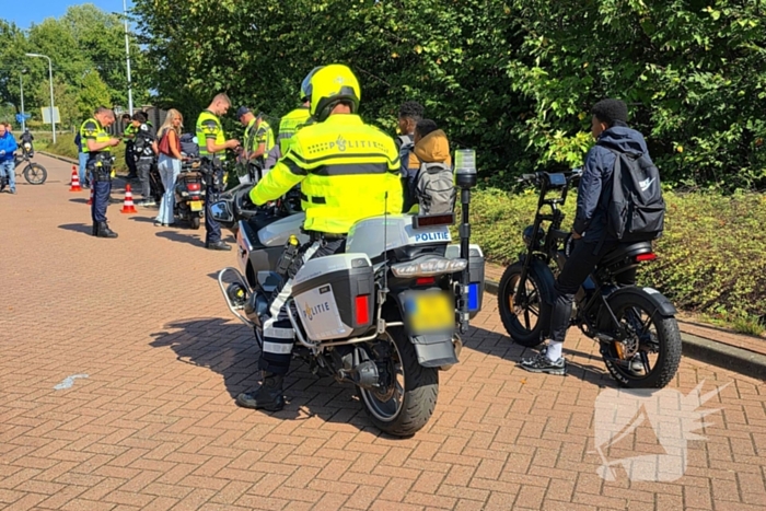 Fatbike gaat 50km tijdens controle, politie neemt er twee in beslag