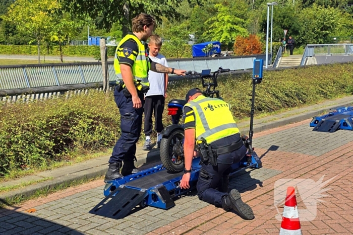 Fatbike gaat 50km tijdens controle, politie neemt er twee in beslag