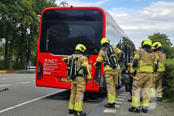 Rook in lijnbus leidt tot snelle brandweeractie