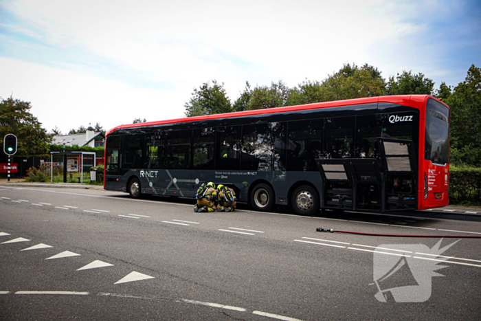 Rook in lijnbus leidt tot snelle brandweeractie
