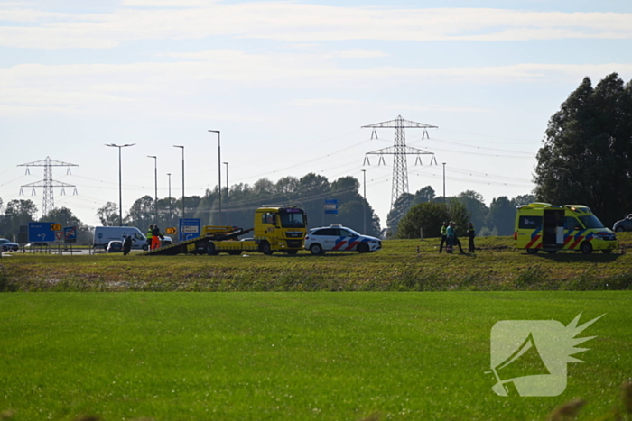 Motorrijder gewond bij ongeval