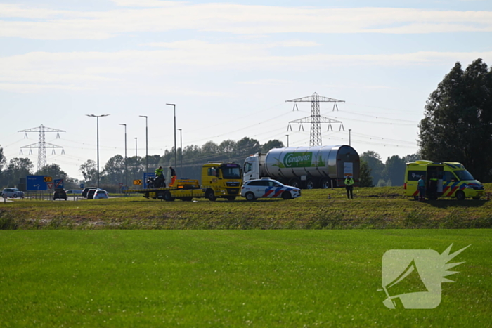 Motorrijder gewond bij ongeval
