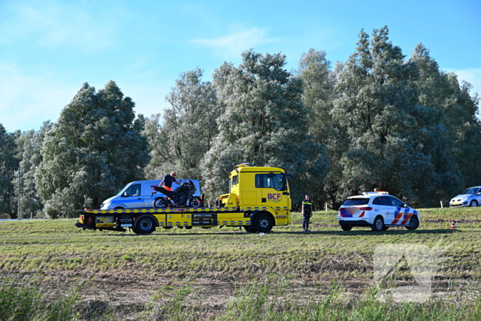 Motorrijder gewond bij ongeval