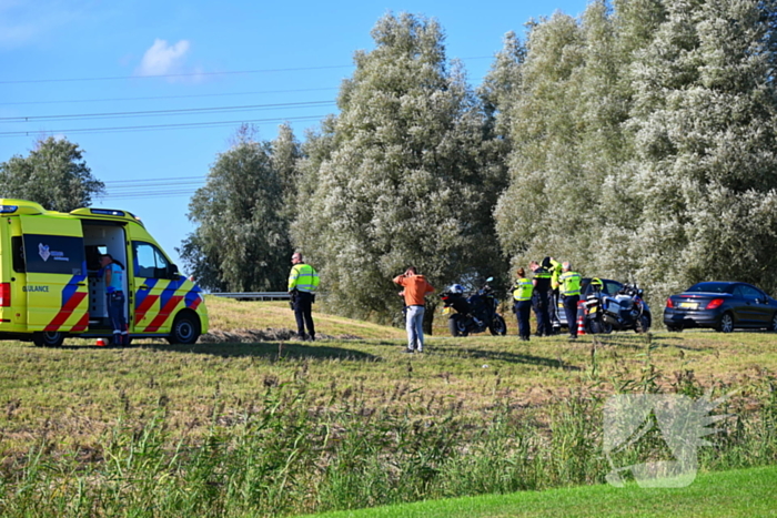 Motorrijder gewond bij ongeval