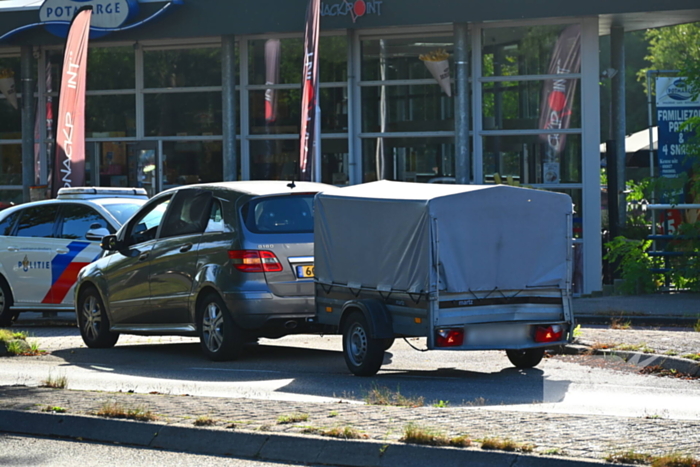Kettingbotsing met drie voertuigen