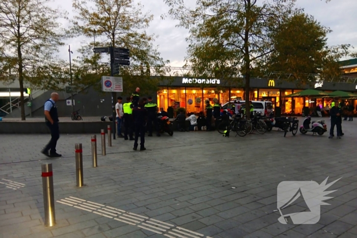 Massale politie-inzet voor melding steekincident