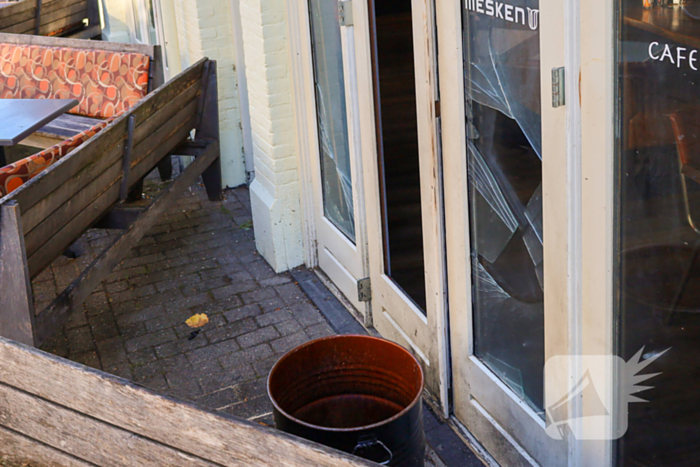 Schade door explosie bij restaurant