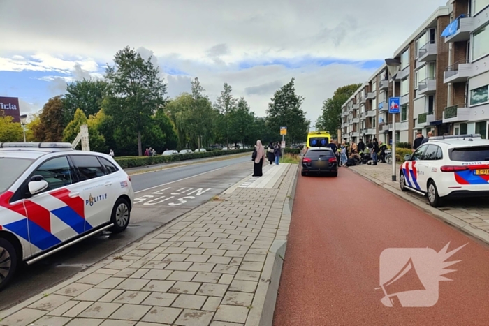 Botsing tussen scooter en voetganger