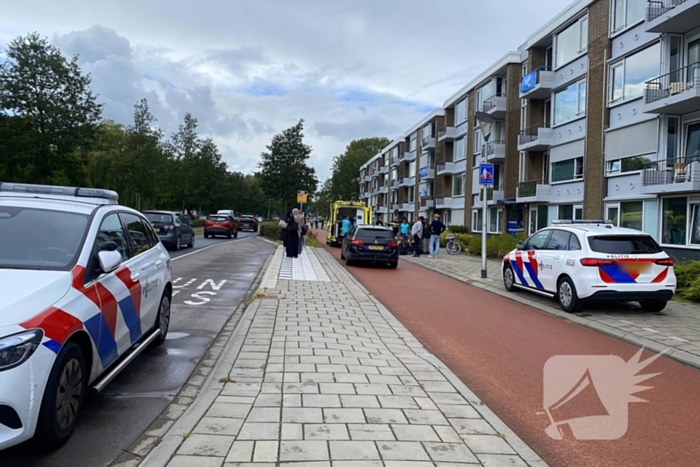 Botsing tussen scooter en voetganger