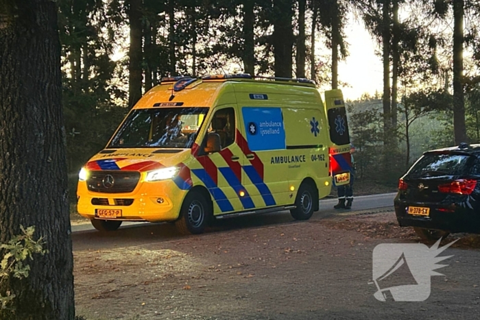 Auto klapt tegen boom en vliegt in brand