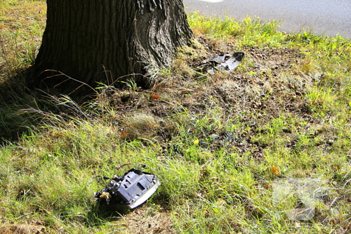 aanrijding leidt tot forse schade