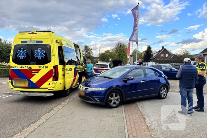 Fietser gewond na aanrijding met auto