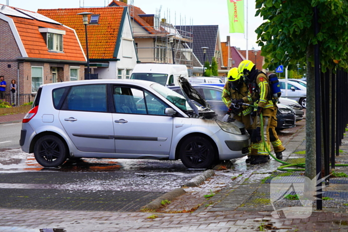 Brand in voertuig geblust