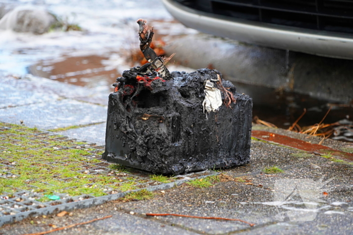 Brand in voertuig geblust