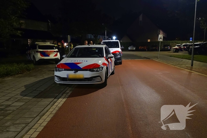 Politiehelikopter ingezet bij onrust in wijk