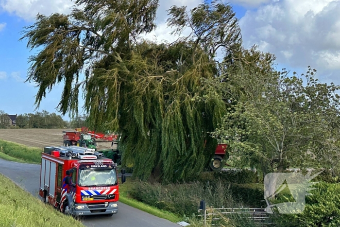 Brandweer ingezet bij gevaarlijke situatie