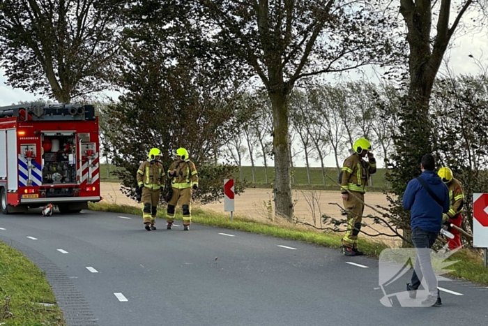Stormschade zorgt voor afgebroken tak