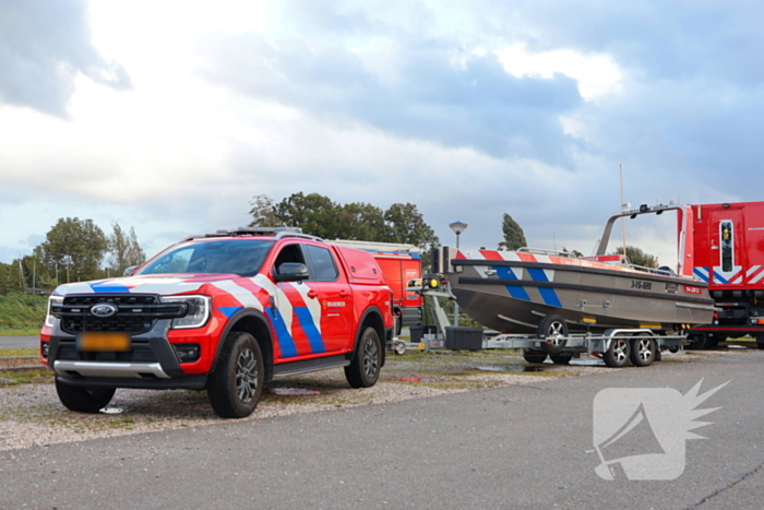 Grootschalige zoekactie op water naar persoon