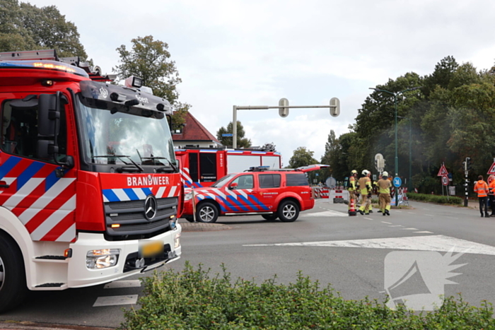 Gaslekkage na graafwerkzaamheden zorgt voor spoedinterventie