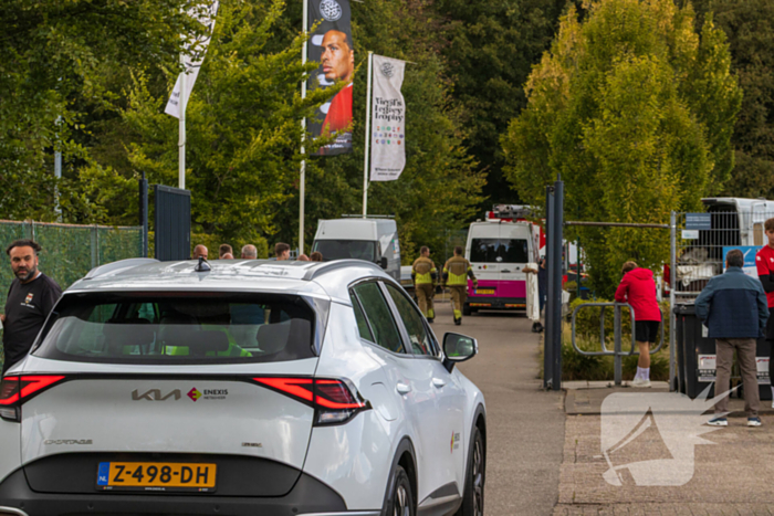 Brandweer in actie bij lekkage