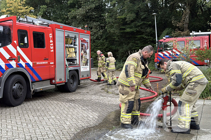Woningbrand snel opgeschaald