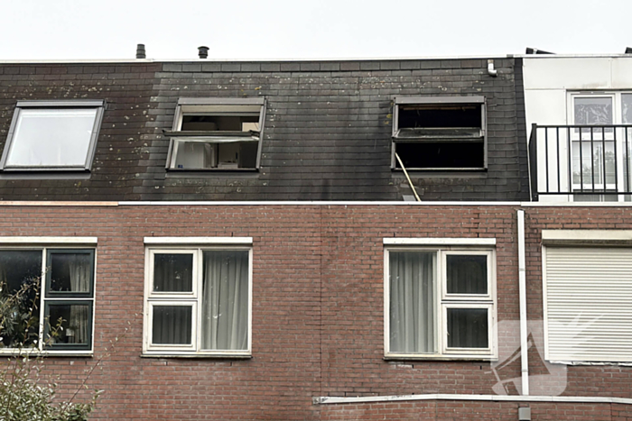 Woningbrand snel opgeschaald