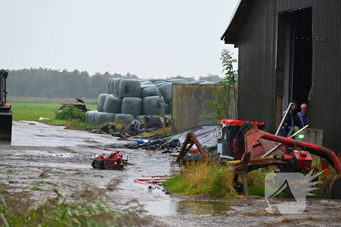 Brand bij agrarisch bedrijf