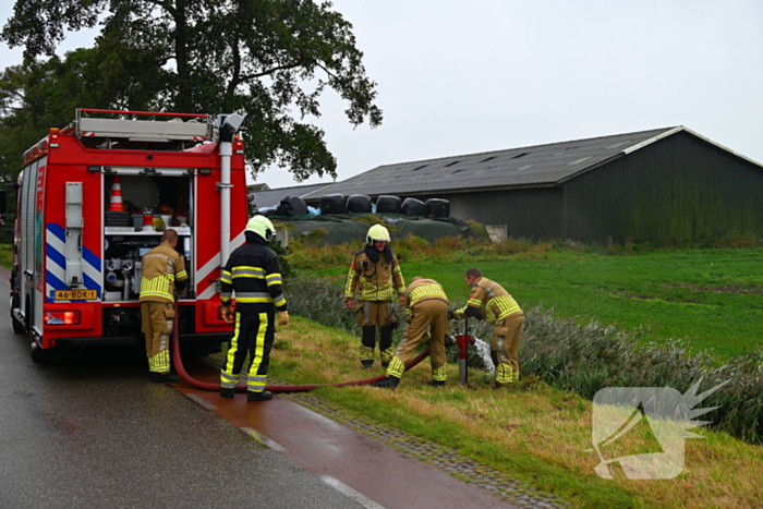 Brand bij agrarisch bedrijf