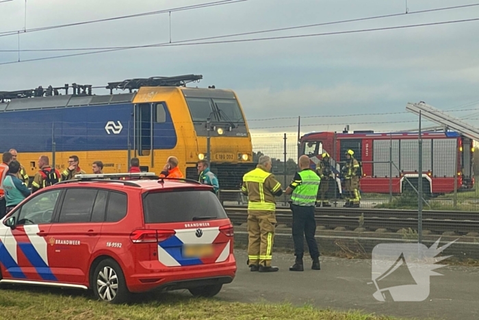 Rook onder trein veroorzaakt opschudding