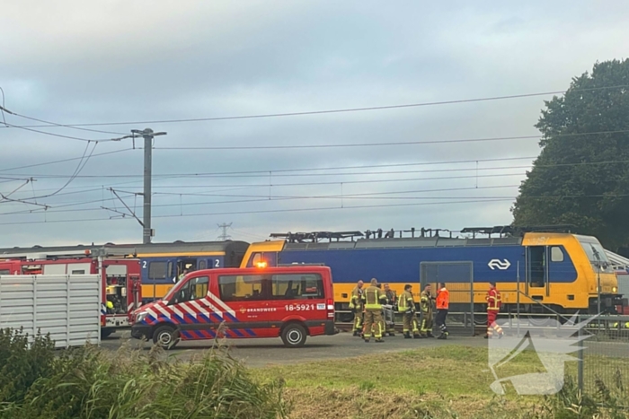 Rook onder trein veroorzaakt opschudding