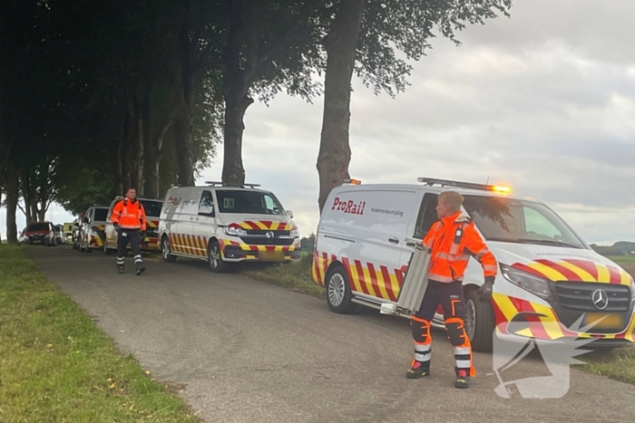 Rook onder trein veroorzaakt opschudding