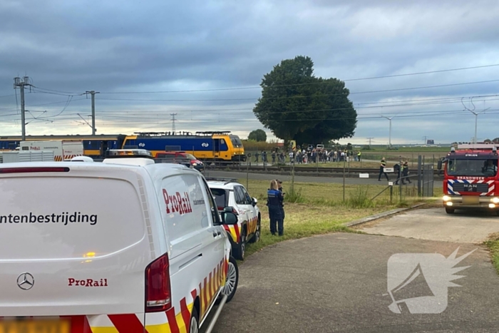 Rook onder trein veroorzaakt opschudding