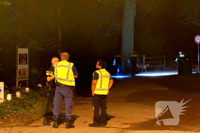 Grote zoekactie in bosgebied naar vermiste man
