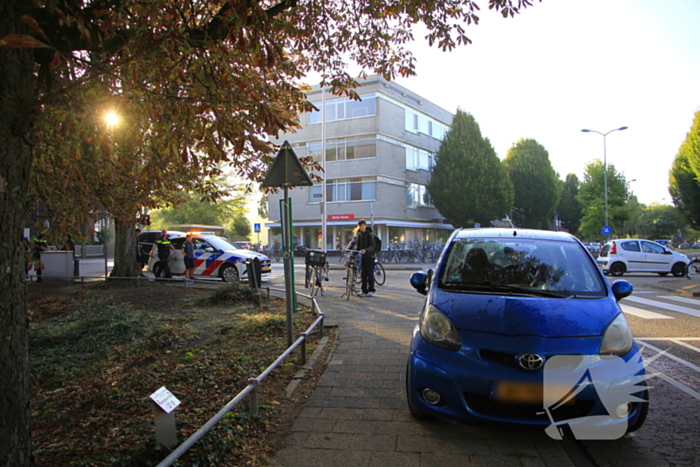 Fietser gewond bij aanrijding met auto