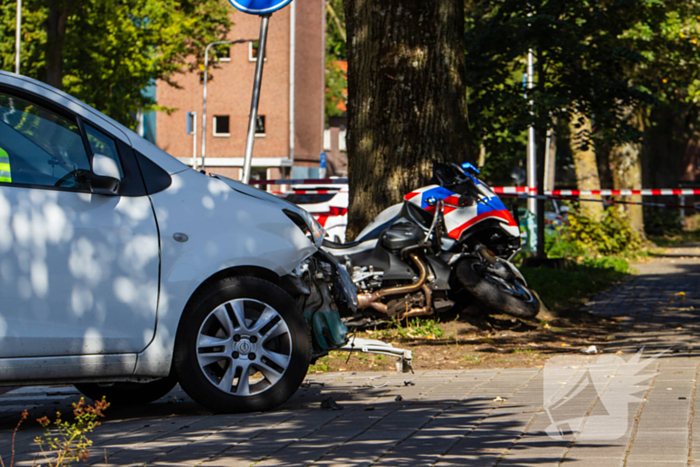 72-jarige man onder invloed van drugs botst op motoragent