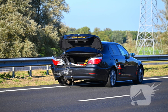 Kop-staartaanrijding veroorzaakt file