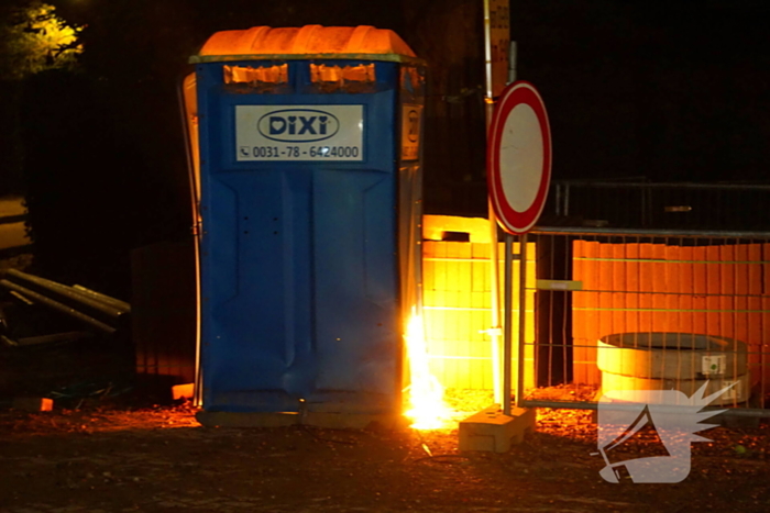Vermoedelijke brandstichting bij toilet