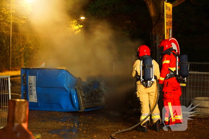 Vermoedelijke brandstichting bij toilet