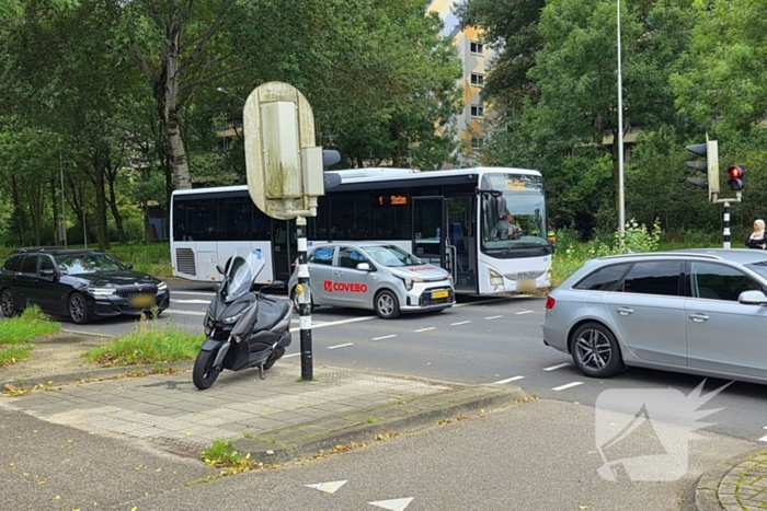 Motorrijder gewond door uitwijkmanoeuvre