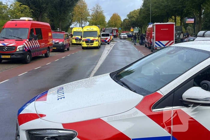 Brand op vierde etage van flatgebouw