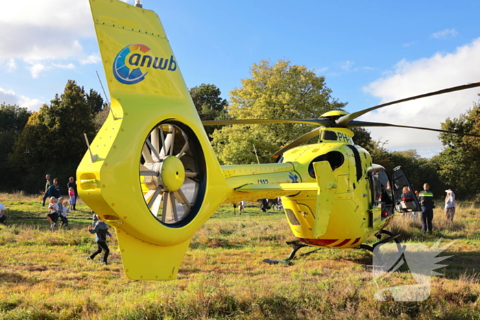 Traumahelikopter landt na medische noodsituatie