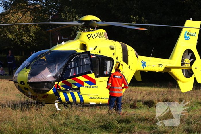 Traumahelikopter landt na medische noodsituatie