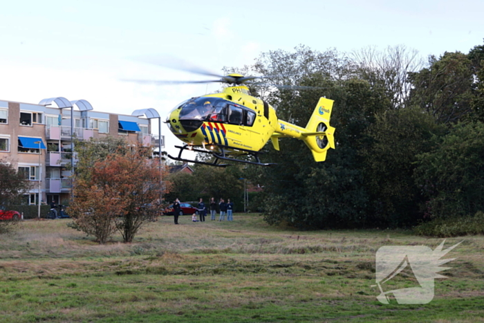 Traumahelikopter landt na medische noodsituatie